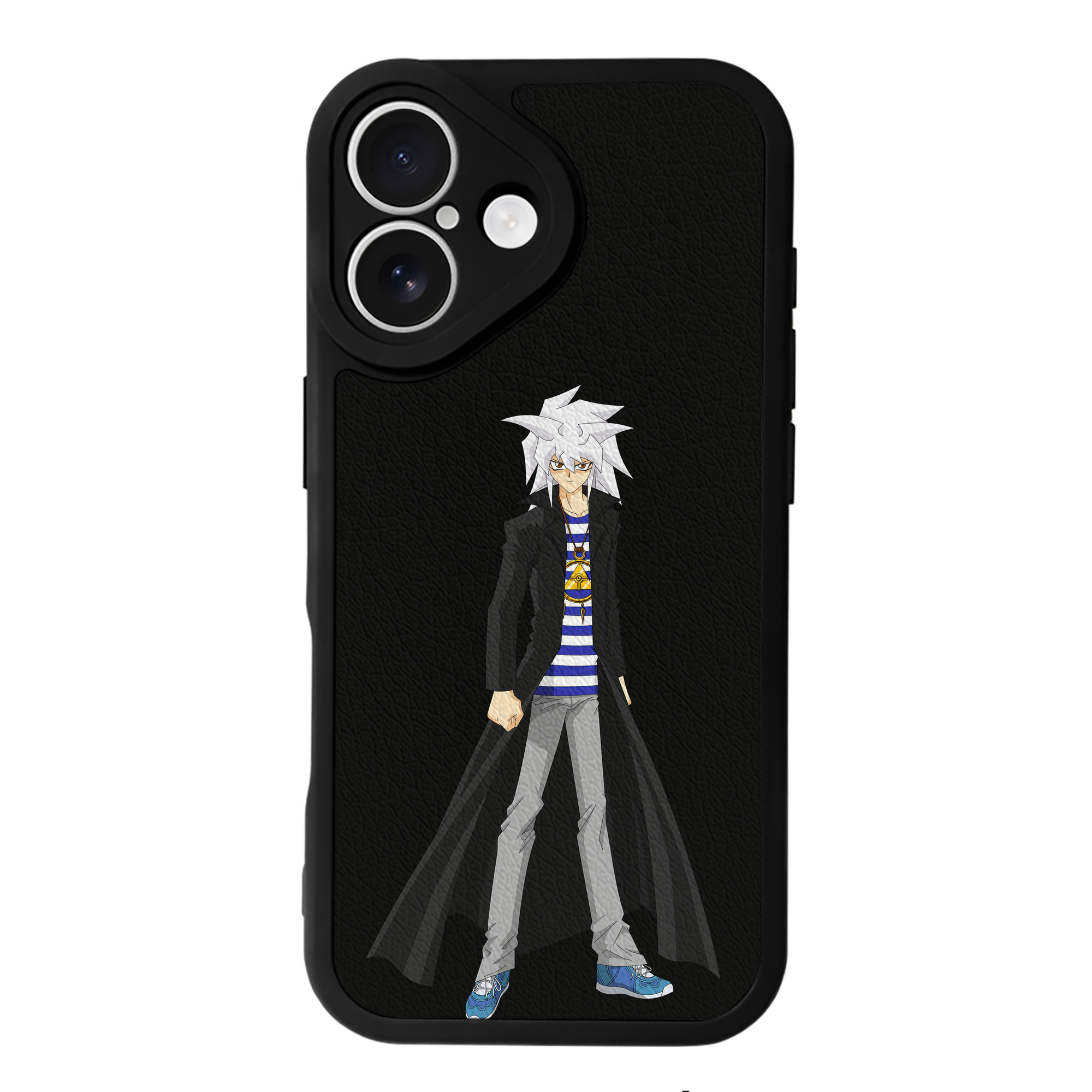 遊☆戯☆王 Yu-Gi-Oh! 【iPhone 16シリーズ対応】シリコンスマホケース（レザー調） 材質：シリコン